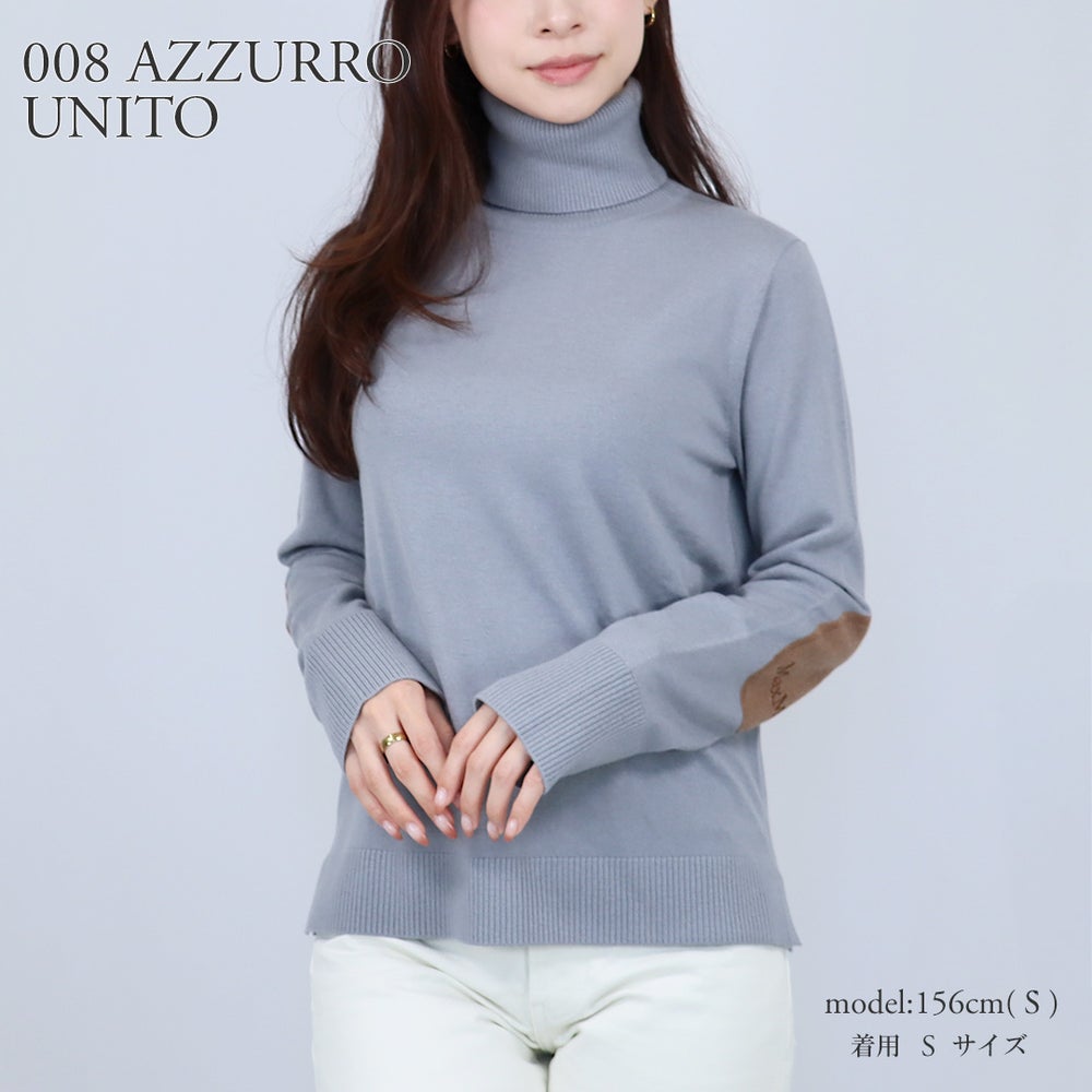 エス マックスマーラ S MAX MARA レディース ニット セーター ALLEGRA 2629366043600 エルボーパッチ ハイネック タートルネック ウール100％