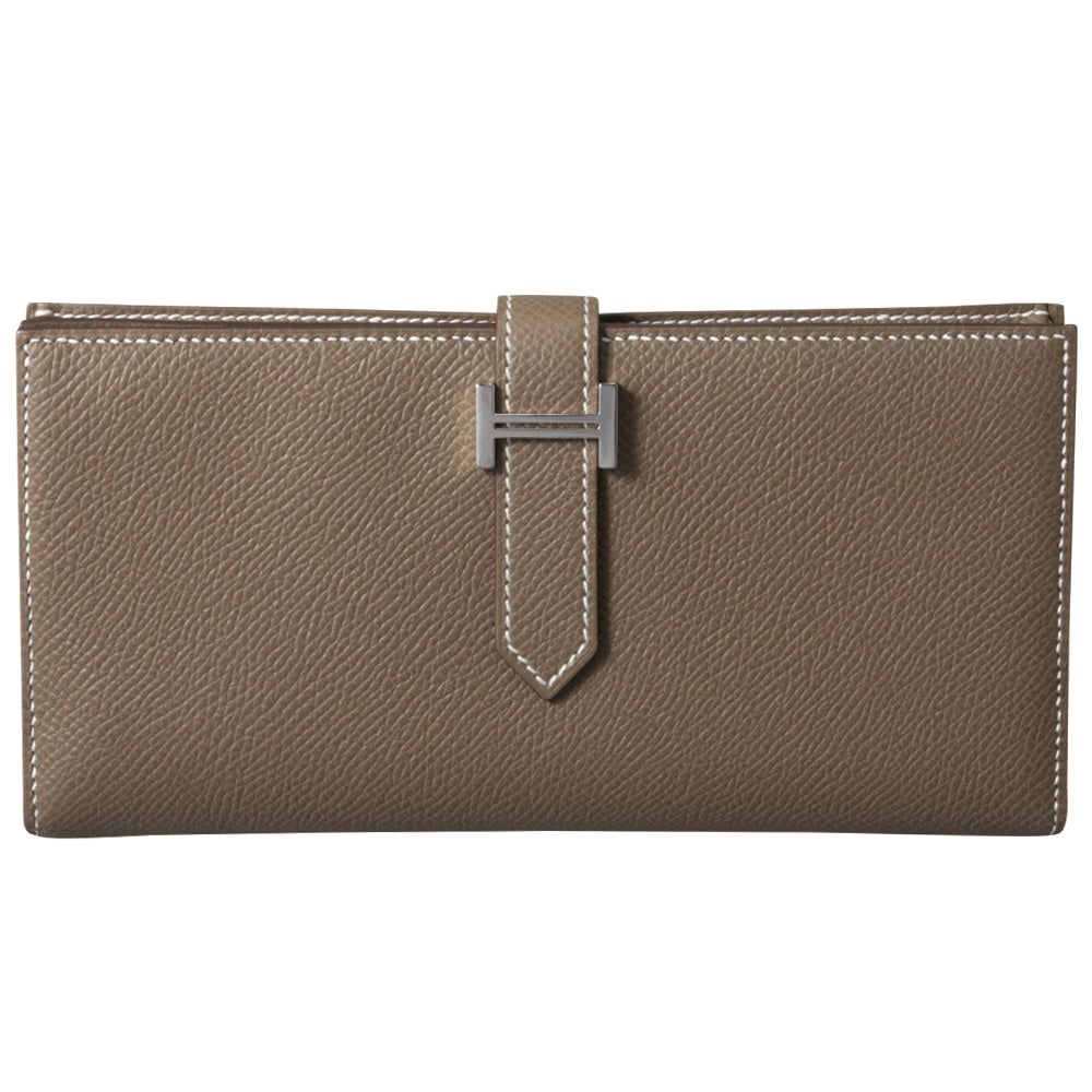 予約会対象品】 エルメス HERMES 長財布 ベアンスフレ エプソン