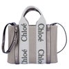 クロエ CHLOE 2WAYバッグ WOODY SMALL ウッディ スモール CHC25SS397 O81 074 SHINY GREY