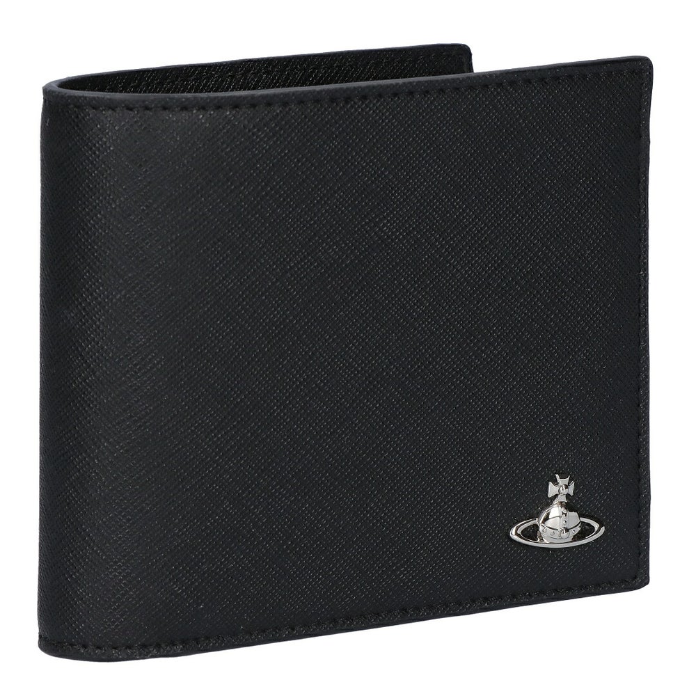 ヴィヴィアンウエストウッド VIVIENNE WESTWOOD メンズ 折財布 ニつ折財布 5115003NM S0021 N401 BLACK
