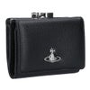 ヴィヴィアンウエストウッド VIVIENNE WESTWOOD 折財布 三つ折り財布 がま口財布 5115002MW S000D N403 BLACK【お取り寄せ】