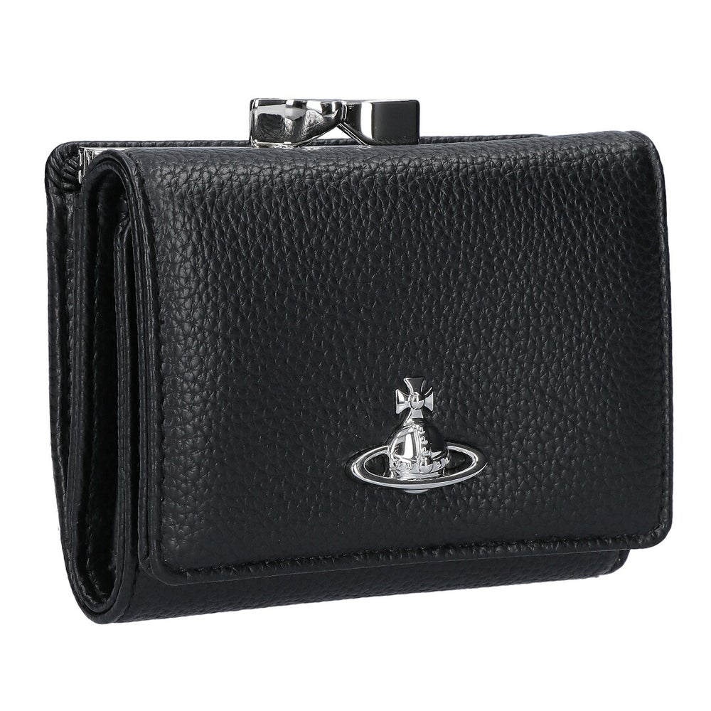 ヴィヴィアンウエストウッド VIVIENNE WESTWOOD 折財布 三つ折り財布 がま口財布 5115002MW S000D N403 BLACK【お取り寄せ】