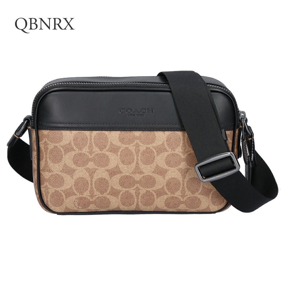 コーチ COACH メンズ ショルダーバッグ クロスボディ グラハム シグネチャー CV921 QBNRX アウトレット 【お取り寄せ】