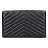 サンローランパリ SAINT LAURENT PARIS 財布 長財布 チェーンウォレット ショルダーバッグ カサンドラ 377828-AAA44-1000 BLACK ラムスキン