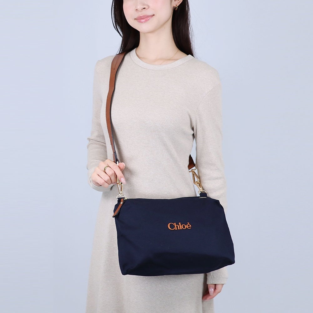 クロエ CHLOE バッグ トートバッグ ショルダーバッグ マザーズバッグ 2WAYバッグ キッズ kids C21387 859 NAVY ホースメダル