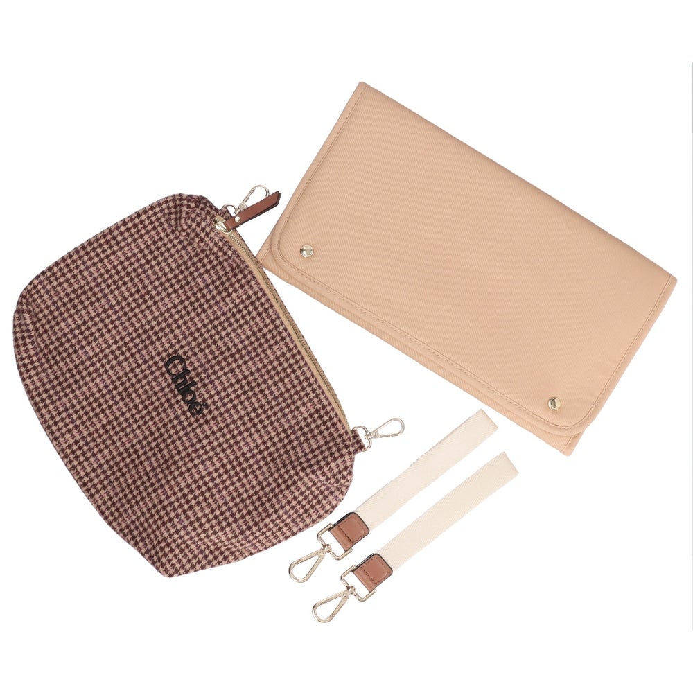 クロエ CHLOE バッグ トートバッグ ショルダーバッグ マザーズバッグ 2WAYバッグ キッズ kids C21388 Z67 CARREAUX ウールブレンド製