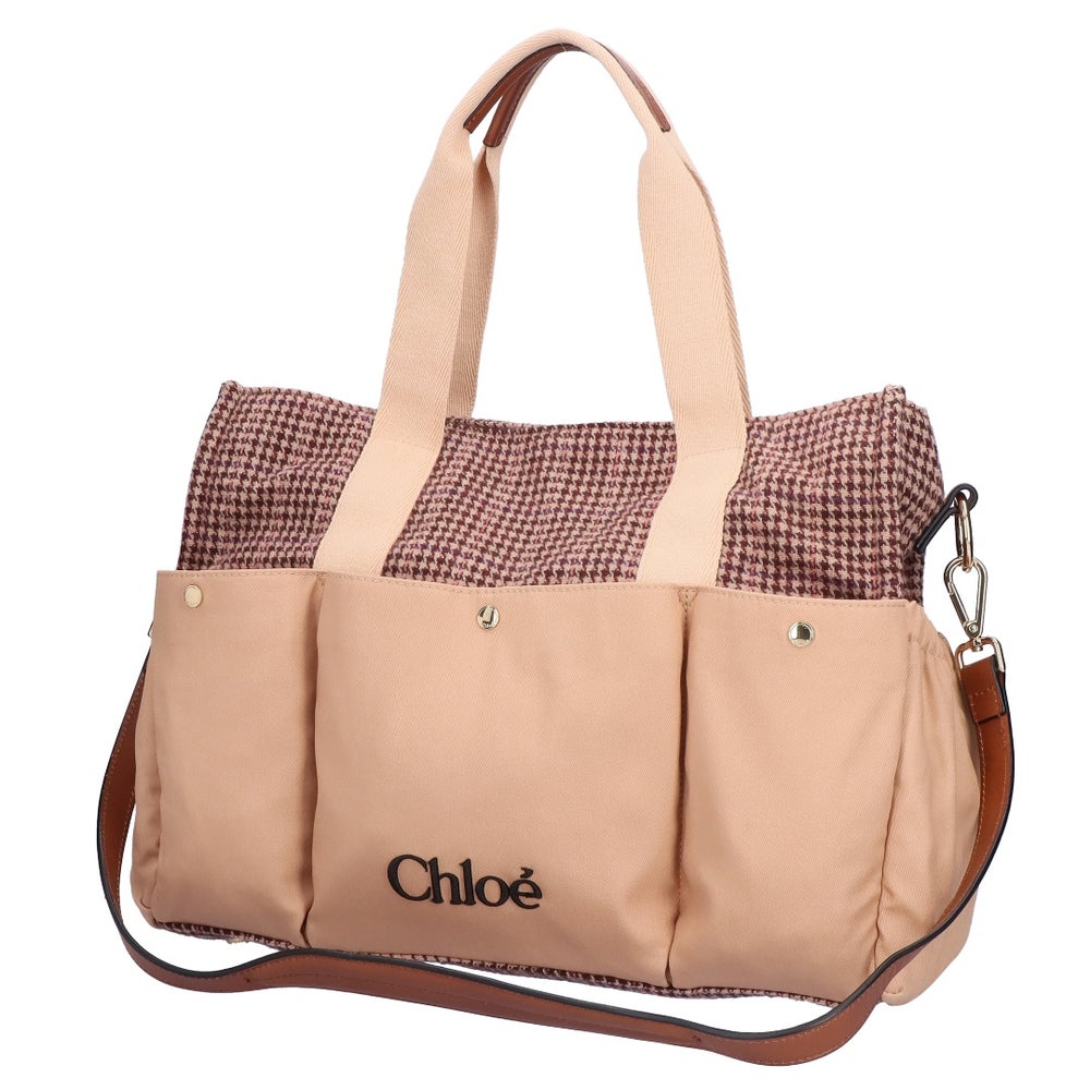 クロエ CHLOE バッグ トートバッグ ショルダーバッグ マザーズバッグ 2WAYバッグ キッズ kids C21388 Z67 CARREAUX ウールブレンド製