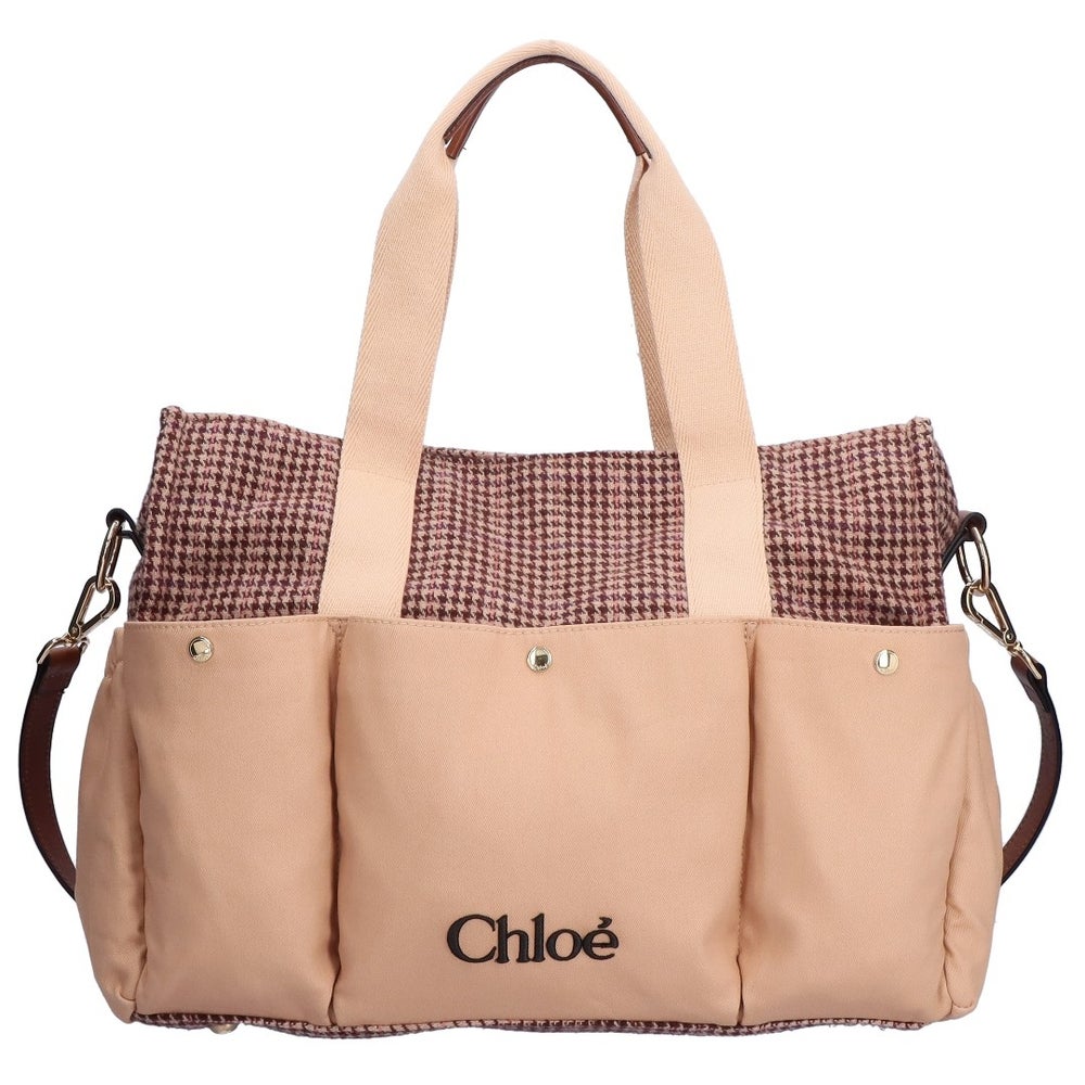 クロエ CHLOE バッグ トートバッグ ショルダーバッグ マザーズバッグ 2WAYバッグ キッズ kids C21388 Z67 CARREAUX ウールブレンド製