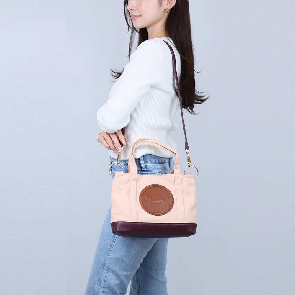 クロエ CHLOE バッグ 2WAYバッグ ショルダーバッグ トートバッグ キッズ kids C21322 20E TOASTED ALMOND ホースメダル