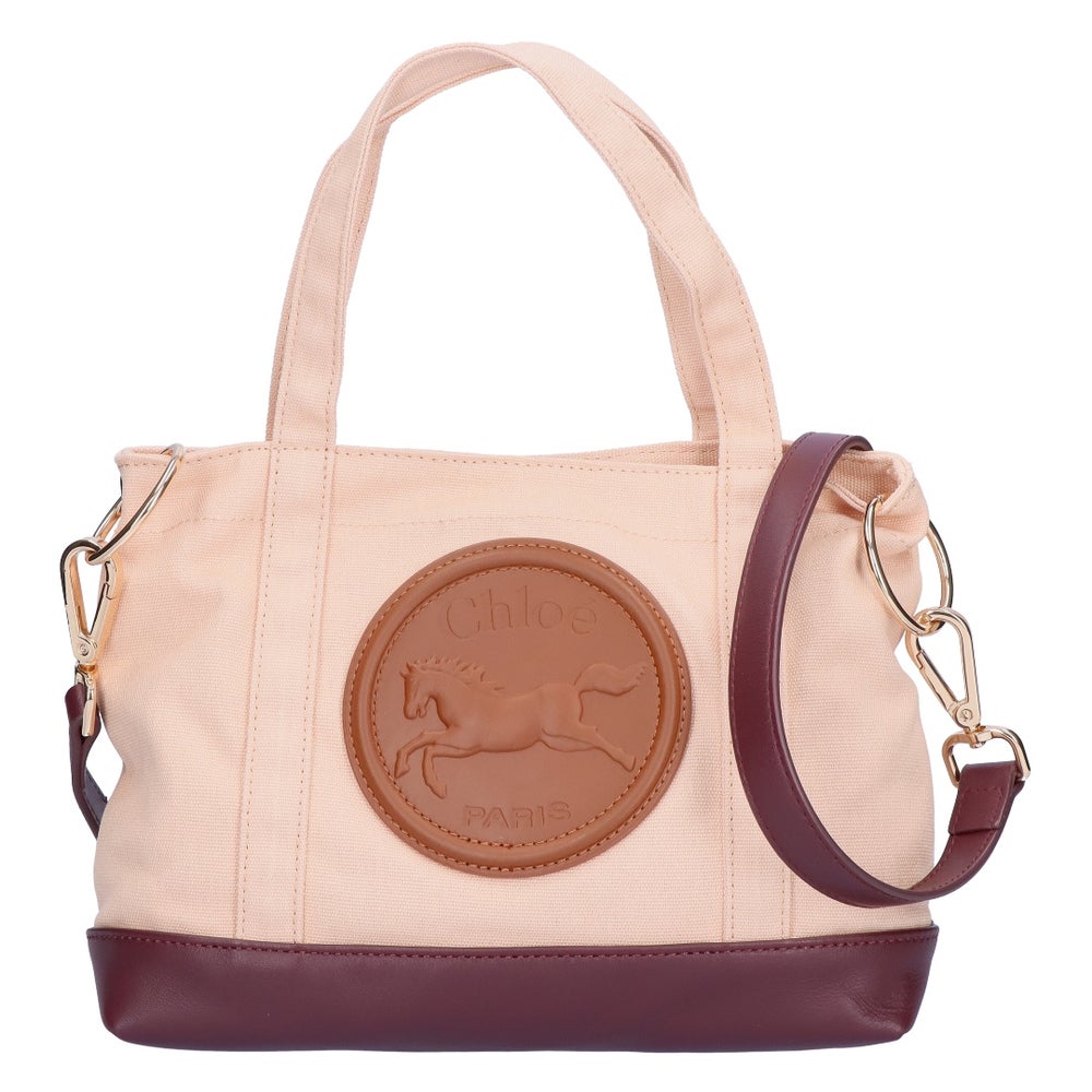 クロエ CHLOE バッグ 2WAYバッグ ショルダーバッグ トートバッグ キッズ kids C21322 20E TOASTED ALMOND ホースメダル